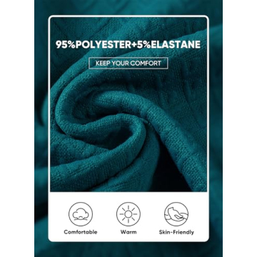 JMIERR Men's Stylish Quarter Zip Waffle Sweatshirt