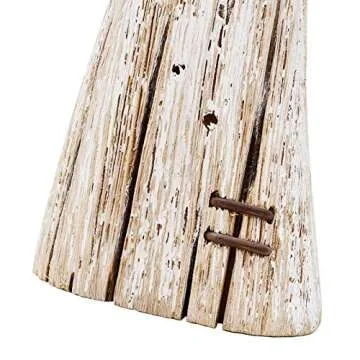 Linfevisi Wooden Whale Tail Decor Tabletop Nautical Decor Solid Wood Whales Tail Statue Sculpture Standing Coastal Decor Beach Figurines for House Sea Decor for Bathroom Ocean Theme Home Decor 13.6" H