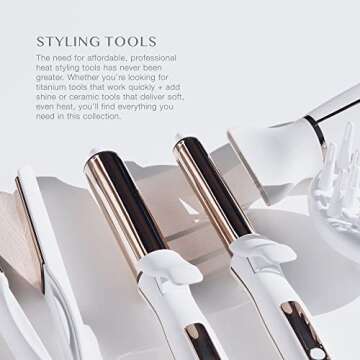 Kristin Ess 1" Ceramic Curling Iron for Hair Styling