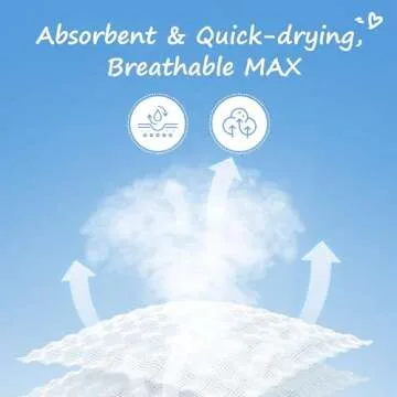 HIPHOP PANDA 10 Pack 6-Layers Muslin Burp Cloths Large - Durable 100% Cotton - Baby Essentials Extra Absorbent and Soft Boys & Girls Rags for Newborn Registry (White, 20" X10")