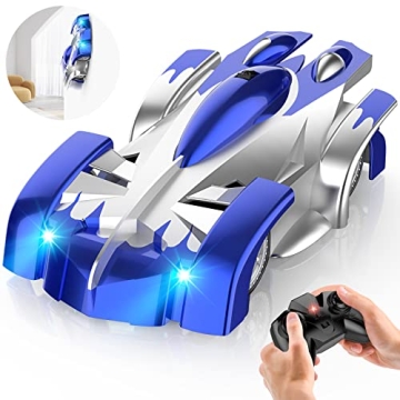Yucmed Wall Climbing Remote Control Car - 360° Stunt Toy for Kids, Christmas Birthday Gifts
