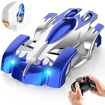 Yucmed Wall Climbing Remote Control Car - 360° Stunt Toy for Kids, Christmas Birthday Gifts