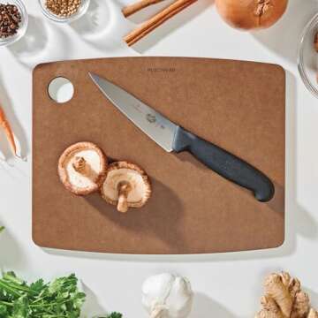 Epicurean Kitchen Series Cutting Board, 11.5-Inch × 9-Inch, Nutmeg