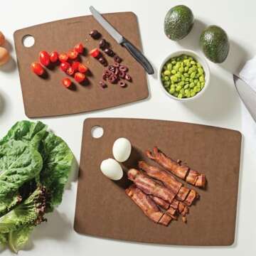 Epicurean Kitchen Series Cutting Board, 11.5-Inch × 9-Inch, Nutmeg