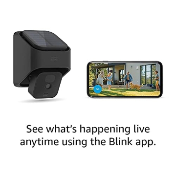 Blink Outdoor Security Camera with Solar Panel Mount