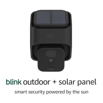 Blink Outdoor Security Camera with Solar Panel Mount