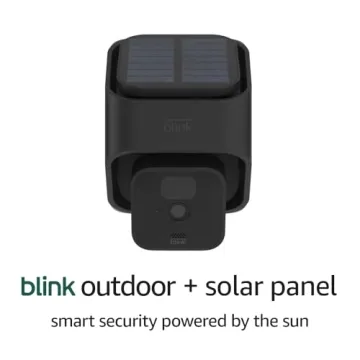 Blink Outdoor Security Camera with Solar Panel Mount