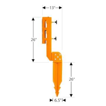 PROBASE Steel Stand for Portable Basketball Hoop. Replaces Any Kind of Portable Hoop Plastic Base. Give Roots to Your Portable Hoop