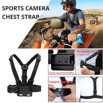 Lifelimit Accessories Starter Kit for GoPro & Action Cameras