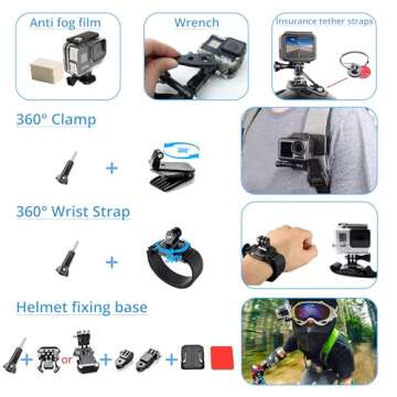 Lifelimit Accessories Kit for GoPro and Action Cameras