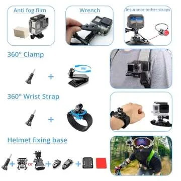 Lifelimit Accessories Kit for GoPro and Action Cameras