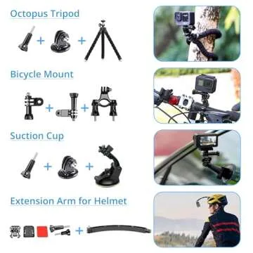 Lifelimit Accessories Kit for GoPro and Action Cameras