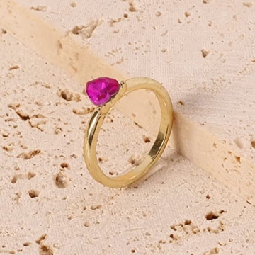 Vibrant 9PCS Y2K Colorful Rings Set for Women