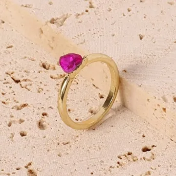 Vibrant 9PCS Y2K Colorful Rings Set for Women