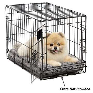 Plush Ombré Swirl Deluxe Dog Bed for Small Pets