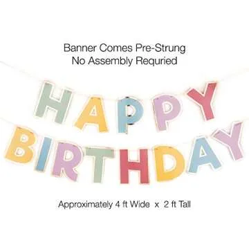 PapaKit Birthday Premium Bunting Decoration for Parties
