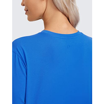 Buy CRZ YOGA Women’s Crop Top - Comfortable Long Sleeve