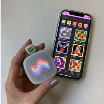 imagiCharm - STEM Educational Coding Toy for Kids - Programmable Accessory Pairs with Mobile-Based Game to Create and Bring to Life Your Own Pixel Art - Gift for Girls and Boys Age 8-13+
