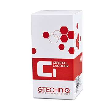 Gtechniq C1 Crystal Coating for Car, Ceramic Coating for Car's Paintwork, High Shine, Easy to Apply ...