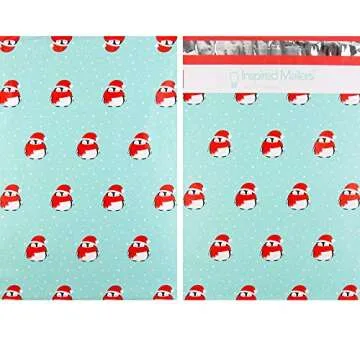 Inspired Christmas Poly Mailers Variety Pack for Holiday Shipping