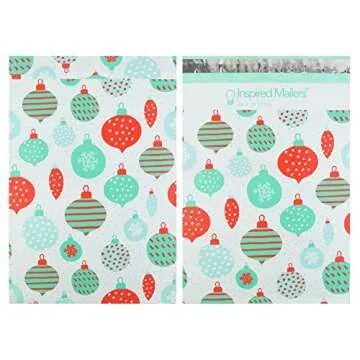 Inspired Christmas Poly Mailers Variety Pack for Holiday Shipping
