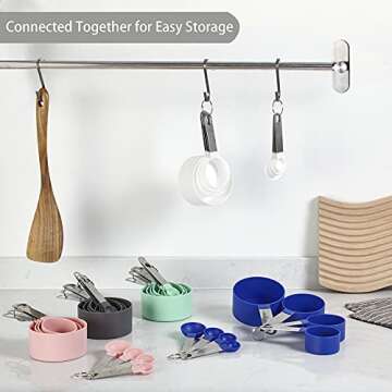 Huygens Measuring Cups and Spoons Set for Kitchen Use