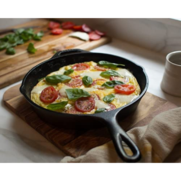 Lodge 8 Inch Cast Iron Pre-Seasoned Skillet for Versatile Cooking