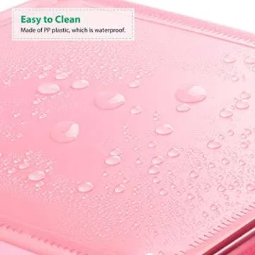 TomCare Cube Storage Organizer 12-Cube Storage Shelves Cube Organizer Closet Organizer DIY Bookshelf Bookcase Plastic Storage Cubes Shelf Clothes Storage Organizer Shelves for Bedroom Home, Pink