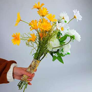 Snowkingdom 2 Pieces Gold Table Runner, Sequin Glitter Foil Metallic Thin Mesh Runner Roll 11"x108", Gold Table Decorations for Event Party, Wedding, Birthday Party, Christmas