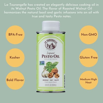 La Tourangelle Pesto Infused Oil for Gourmet Cooking