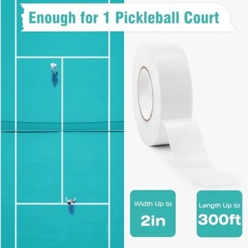 HolderProf Premium Pickleball Court Tape for Easy Setup