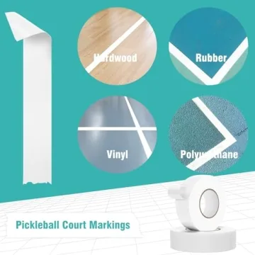 HolderProf Premium Pickleball Court Tape for Easy Setup