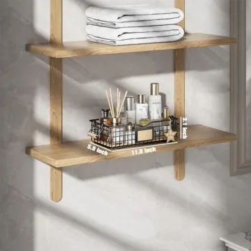 Qcold Bathroom Organizer Basket - Stylish Storage Solution