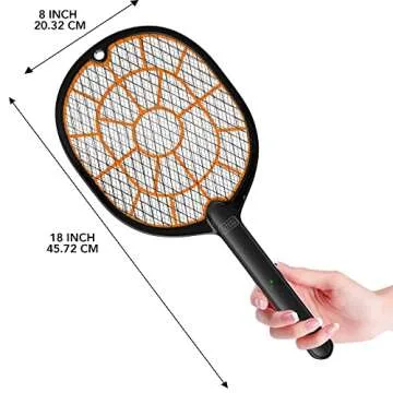 Electric Fly Swatter - Safe Bug Zapper for All