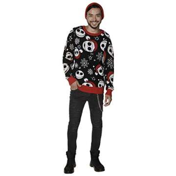 Jack Skellington Christmas Sweater | Officially Licensed Novelty Wear