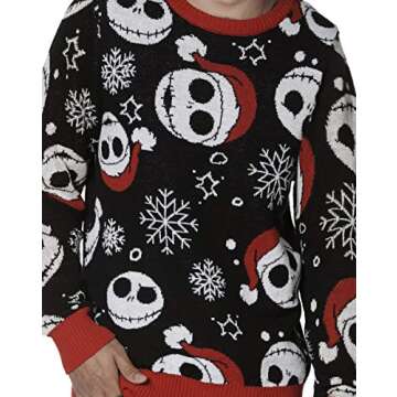 Jack Skellington Christmas Sweater | Officially Licensed Novelty Wear