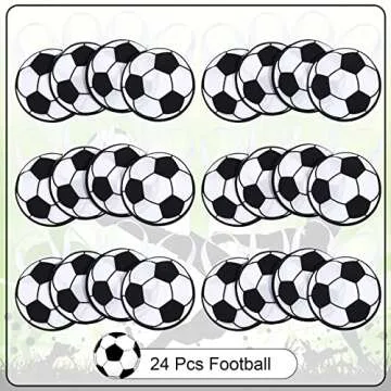 Shihanee Soccer Favor Bags for Kids Party - 24 Pcs