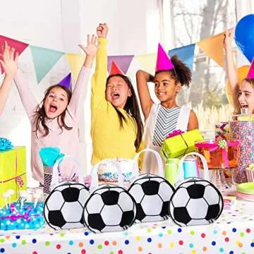 Shihanee Soccer Favor Bags for Kids Party - 24 Pcs