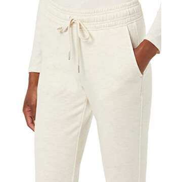 Amazon Aware Women's Fleece Sweatpants (Available in Plus Size), Oatmeal Heather, Small