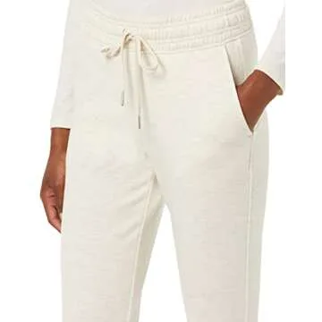 Amazon Aware Women's Fleece Sweatpants (Available in Plus Size), Oatmeal Heather, Small