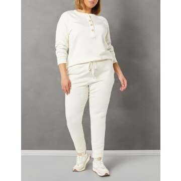 Amazon Aware Women's Fleece Sweatpants (Available in Plus Size), Oatmeal Heather, Small