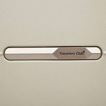 Travelers Club Richmond Spinner 20-Inch Carry-On Luggage in Bone Color
