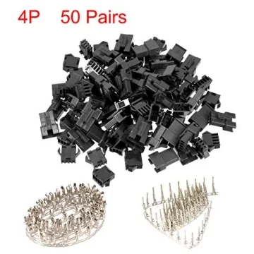 uxcell 50 Pairs SM Housing Connectors for LED Wiring