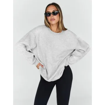 Trendy Queen Oversized Sweatshirt for Women Comfy Fashion
