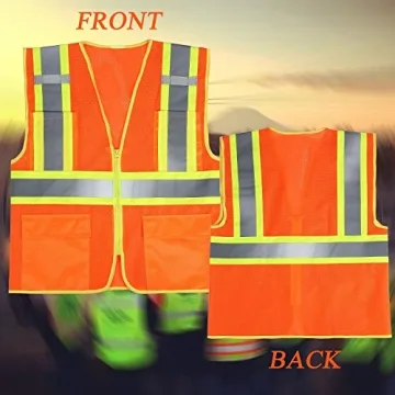 High Visibility Reflective Safety Vest for Outdoor Activities