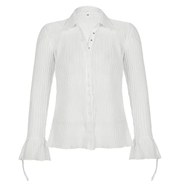 Chic Women's Y2K Button Down Shirt for Trendsetters
