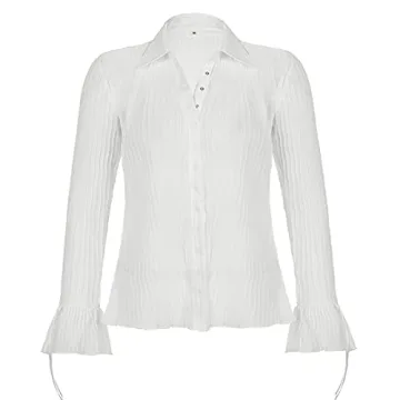 Chic Women's Y2K Button Down Shirt for Trendsetters