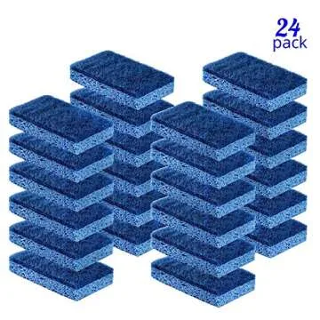 Scrubit Non-Scratch Cleaning Scrub Sponges- Scrubbing Dish Sponge Ideal for Washing Kitchen,Dishes, Bathroom &More – Dishwashing Sponge Along with A Thought Scrubber – 24 sponges