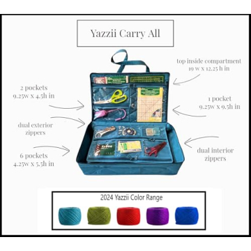 Yazzii Carry All Organizer Tote for Craft Storage