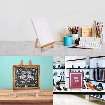 US Art Supply CARMEL Small 10-1/2 inch Tabletop Wood Display Artist A-Frame Easel